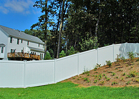 Vinyl Privacy Fence by Vinyl Fence Wholesaler - Heavy Duty Vinyl Fence Factory Direct. 507-206-4154 www.vinylfenceanddeck.com