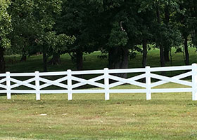 crossbuck fences