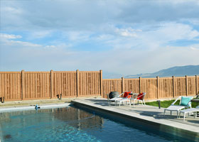 golden cedar privacy fence 