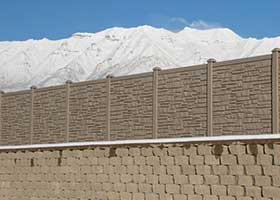 Ecostone Privacy fence