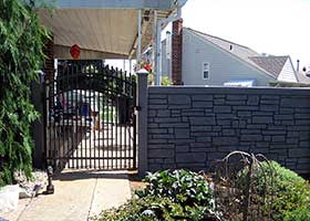 SimTek Ecostone fence panels