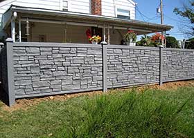 SimTek Ecostone fence panels