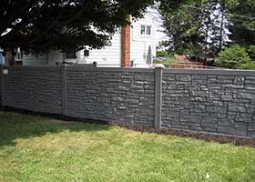 SimTek Ecostone fence panels