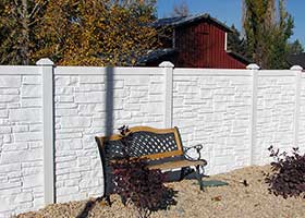 SimTek Ecostone fence panels