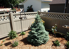 8' tall privacy fence