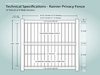 White Crossbuck Fence