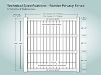 white crossbuck fencing