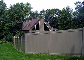 8 Foot tall vinyl fence