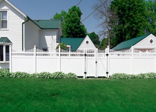 shasta white privacy fence