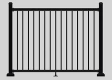 Minnesota Aluminum Deck Railing + Minnesota Aluminum Stair Railing by www.vinylfenceanddeck.com 507-206-4154