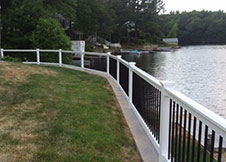 Beaumont Porch Railing + Beaumount vinyl Railing