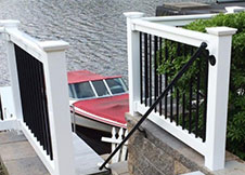 Commercial Grade Beaumont Aluminum Railing + Beaumount Stair Railing