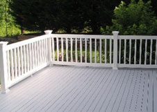 Cardinal vinyl railing and Vinyl Stair Railing