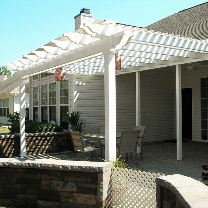  Vinyl  Pergolas  Vinyl  Garden Patio  Covers  from Vinyl  