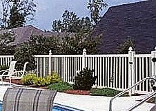 7' Tall Atlantis pool fence