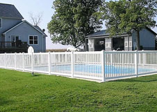 4' Tall Atlantis pool fence