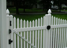 Austin white picket fence