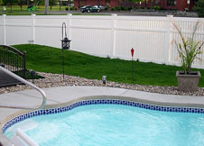 bel air 7' tall pool fence