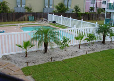 bel air 7' tall swimming pool fence