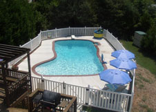 bel air 4' tall swimming pool fence