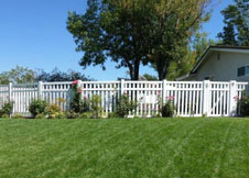 bel air 7' tall PVC pool fence