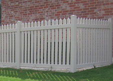 white picket fence