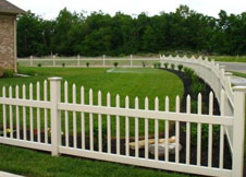 Sacramento white picket fence