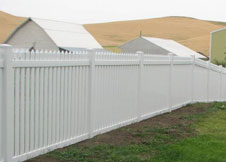 white picket fence