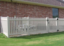 white picket fence