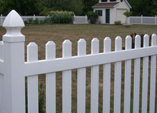 white picket fence