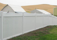 white picket fence