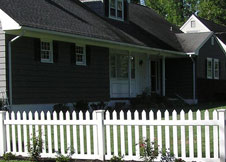 white picket fences