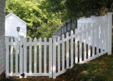 white picket fencing