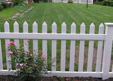 white picket fences