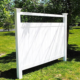 ohio vinyl privacy fence