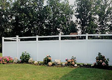 8' Tall Tan privacy fence