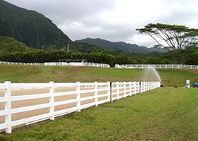 3 rail split rail fencing