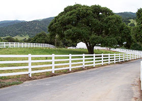 3 rail split rail fencing