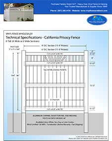 California Privacy Fences