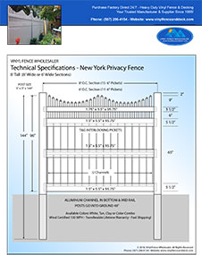 New York Vinyl Fencing