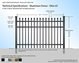 ohio aluminum fence