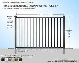 ohio aluminum fence