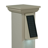 Solar powered sconce lighting