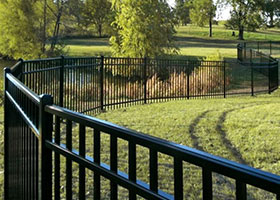 6' Tall Commercial Grade Aluminum Fence