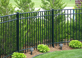 4 Foot Tall Ohio Aluminum Fence