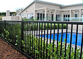Black Aluminum Pool Fence 
