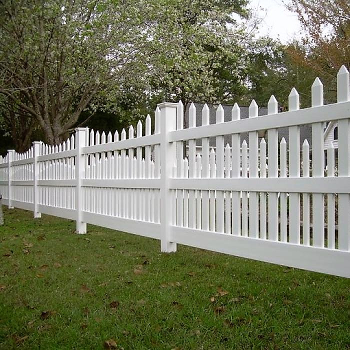 The Denver style double picket fence