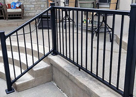 Black Aluminum Railing Factory Direct