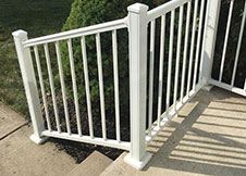 Black Aluminum Porch Railing Factory Direct