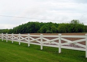 crossbuck farm fence